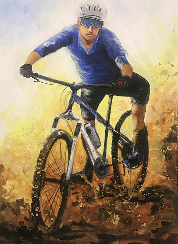 Bike - 50 x 70 - AST- 2018